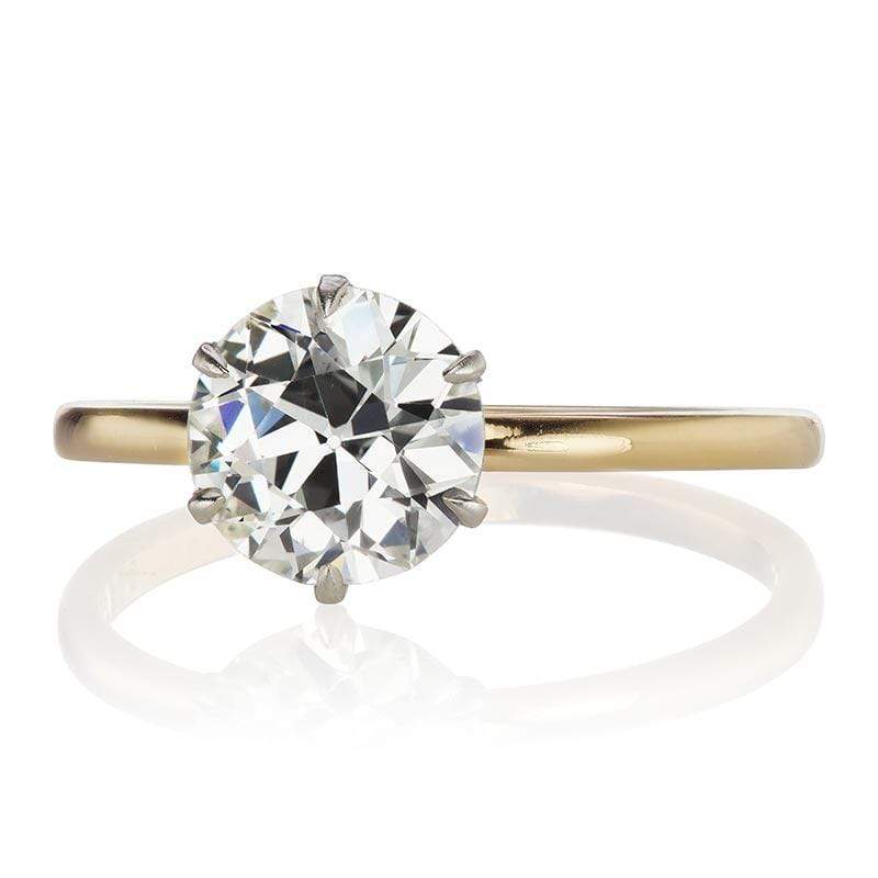 1.62ct transitional cut diamond diamond engagement ring