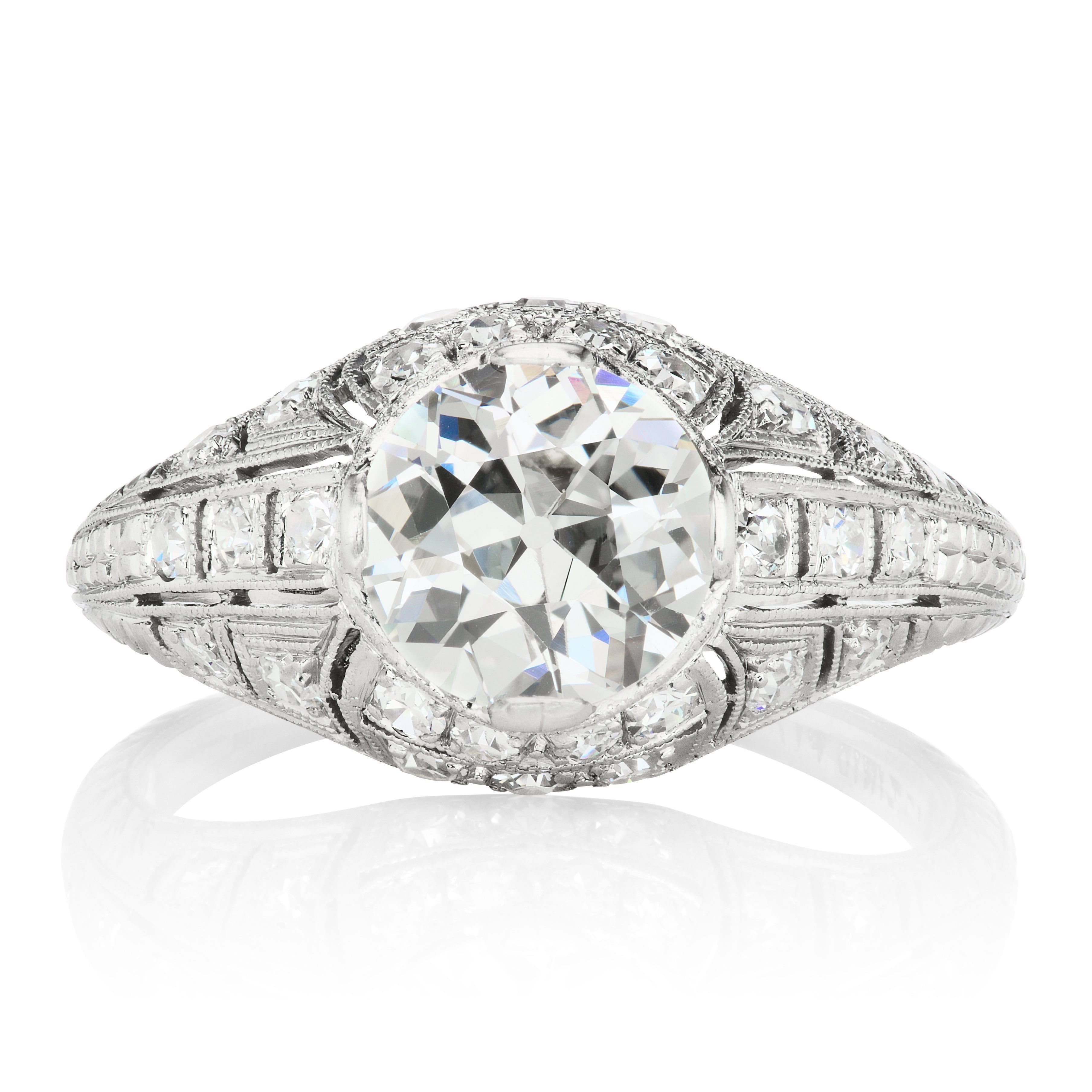 1.63ct old European cut diamond