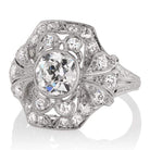 1.65ct old mine cut diamond Ring