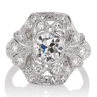 1.65ct old mine cut diamond Ring