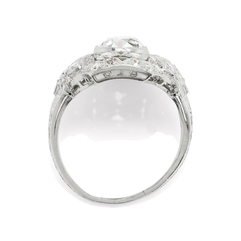 1.65ct old mine cut diamond Ring