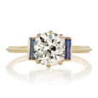 1.66ct old mine cut diamond Ring