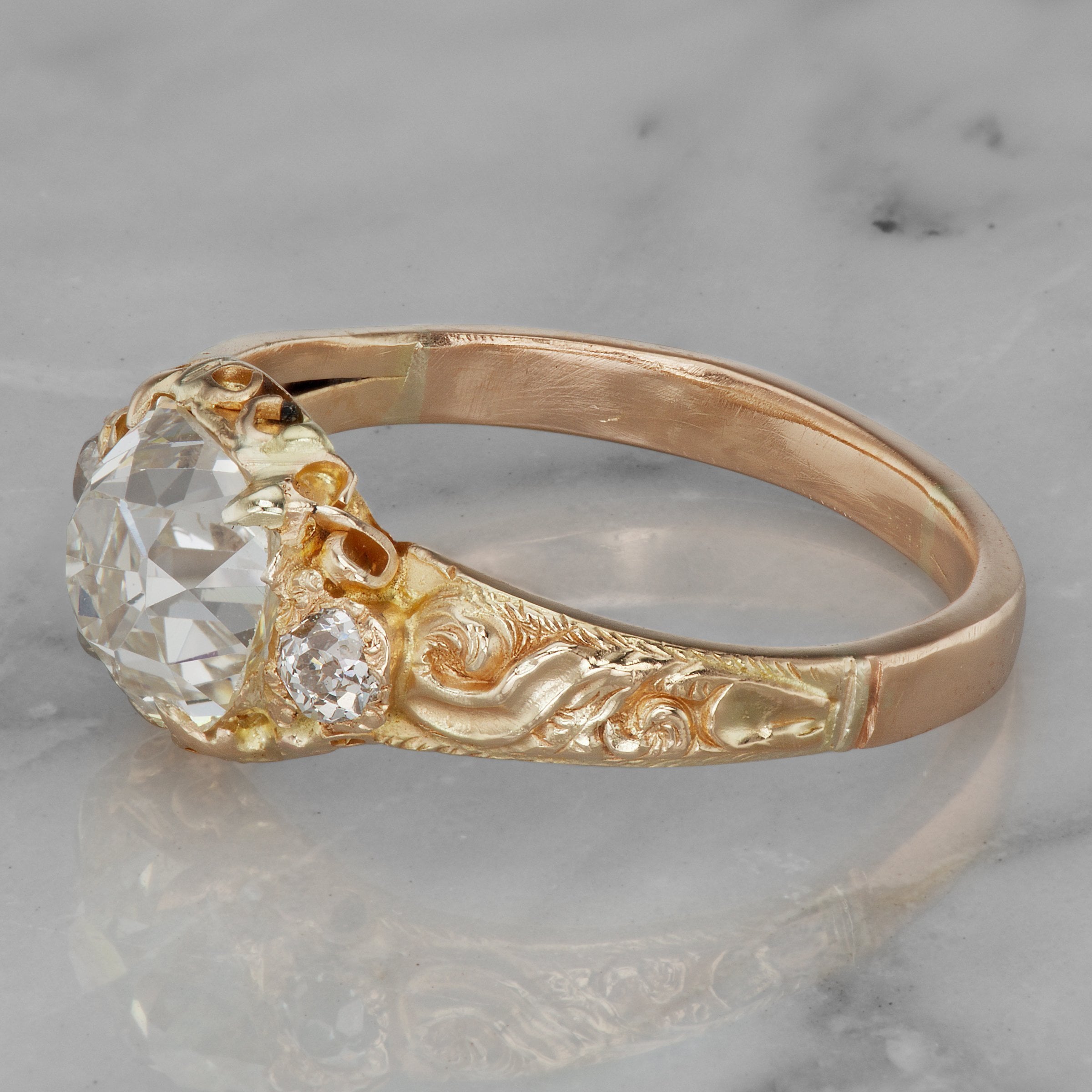 1.68ct Old Mine Cut Diamond