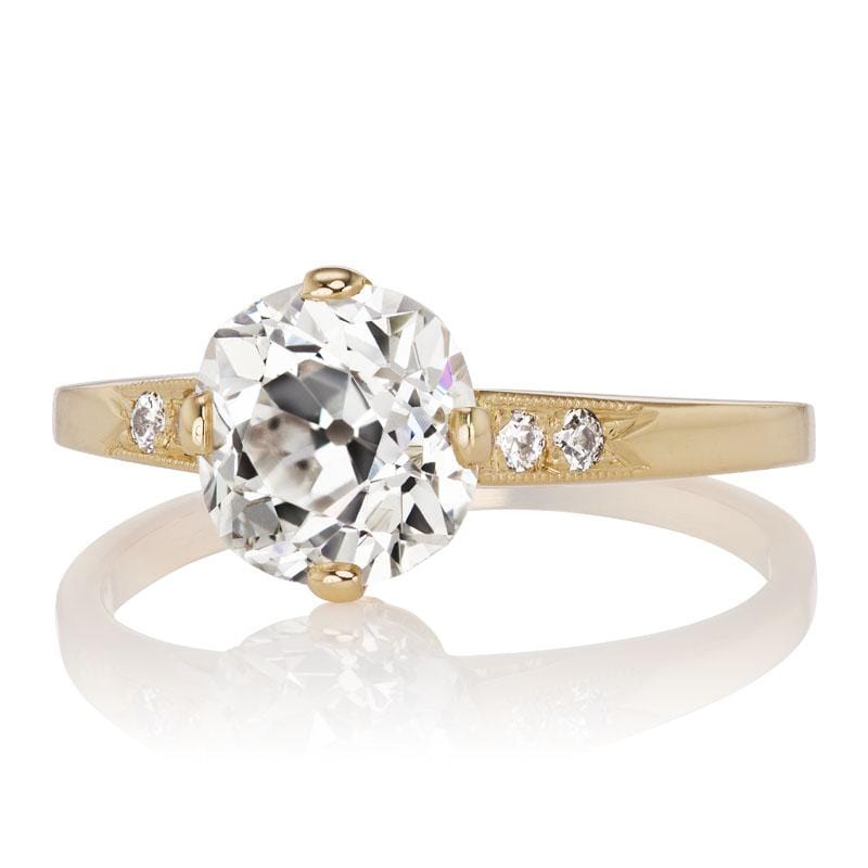 1.68ct Old Mine Cut Diamond Rings