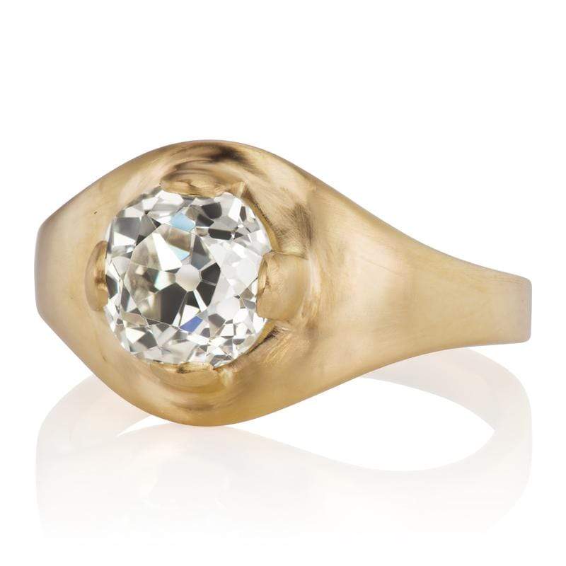 1.69ct old European cut diamond diamond engagement ring