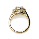 1.70 Carat Emerald Cut Ring with Trapezoid Side Stones