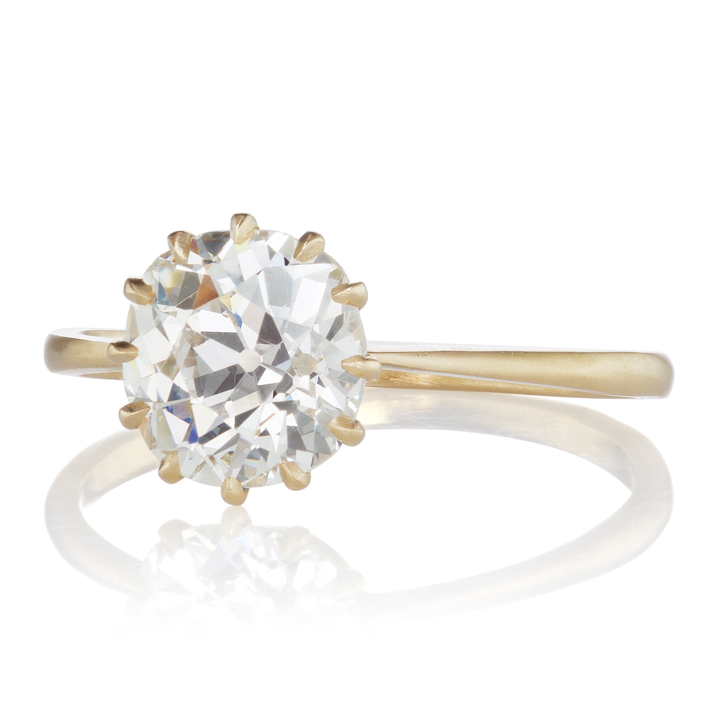 1.70ct old mine cut diamond