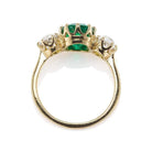 1.70ct zambian emerald1.70 ct Vivid Green Cushion Cut Zambian Emerald Ring 