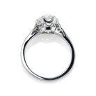 Old Mine Cut Diamond in Platinum Setting