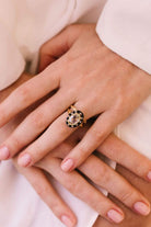 1.72ct Oval rose cut diamond