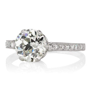 Art Deco Platinum Diamond Engagement Ring