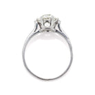 Art Deco Platinum Diamond Engagement Ring