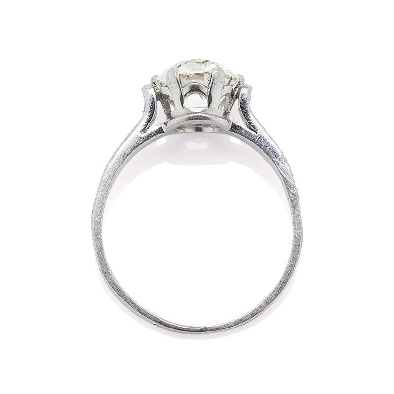 Art Deco Platinum Diamond Engagement Ring