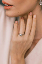 Art Deco Platinum Diamond Engagement Ring