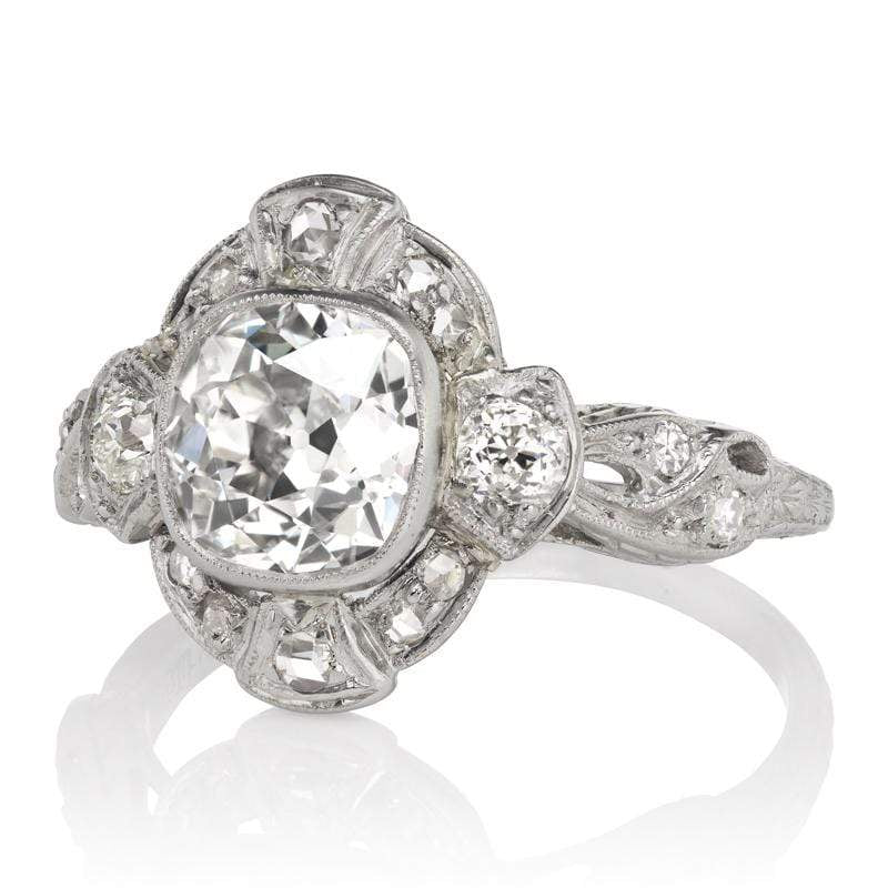 1.73ct old mine cut diamond Ring