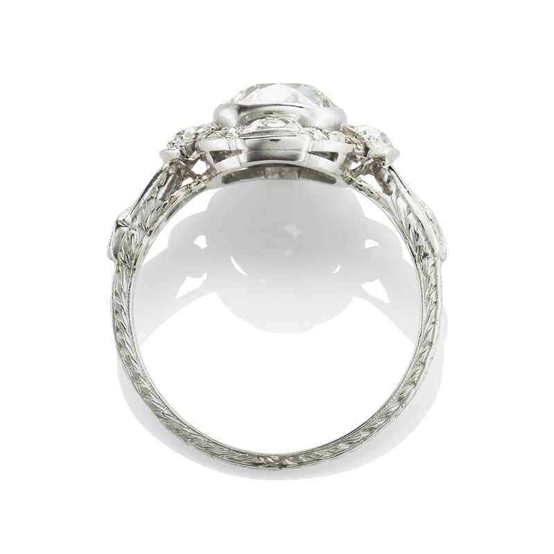 1.73ct old mine cut diamond Ring