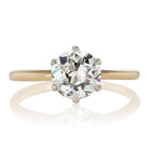 1.74ct old European cut diamond Ring