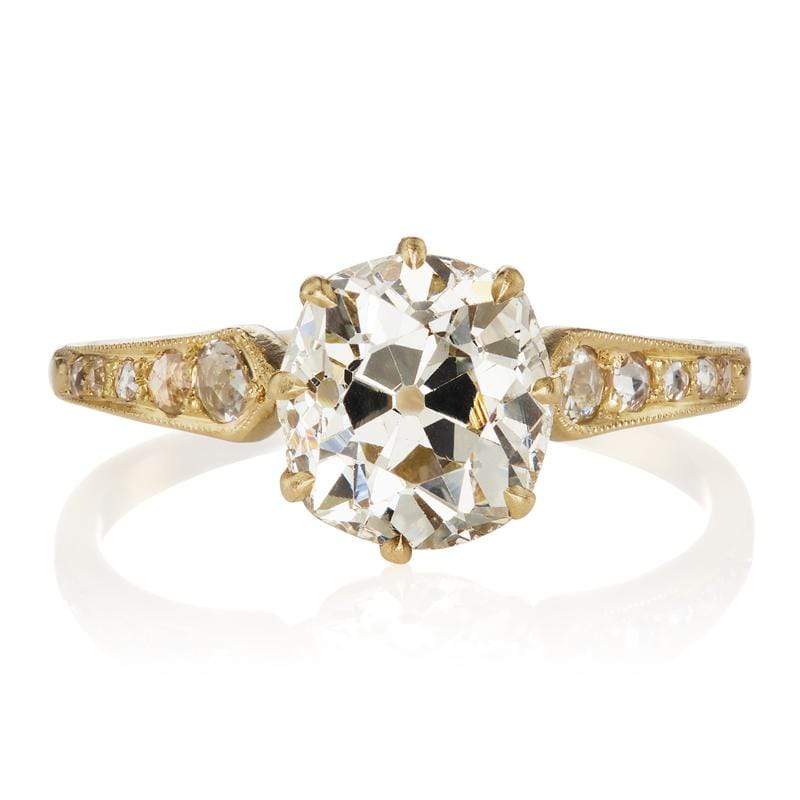 1.74ct old mine cut diamond