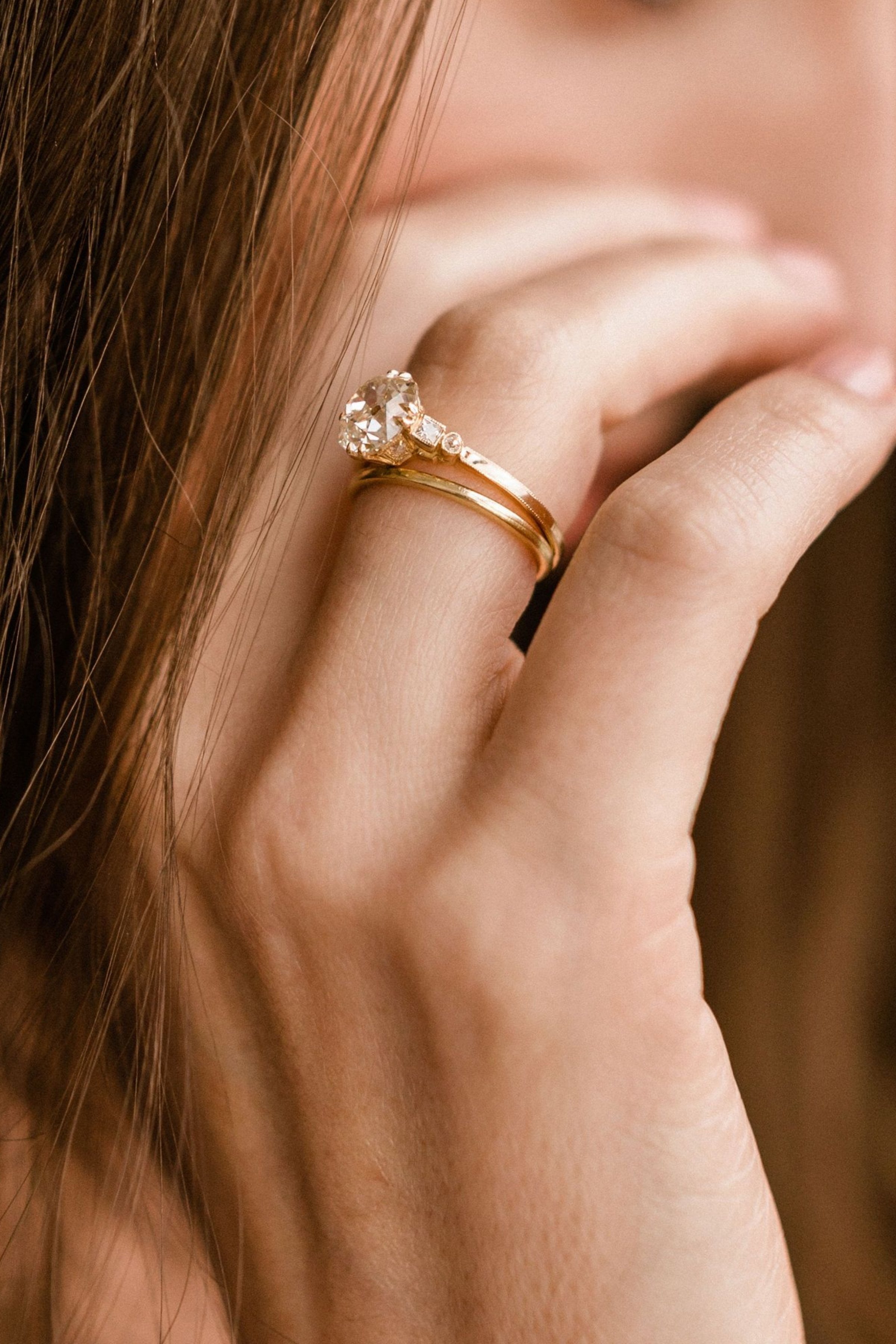 1.75ct old mine cut diamond