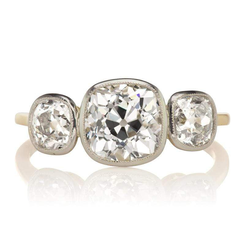 1.76ct old mine cut diamond Ring