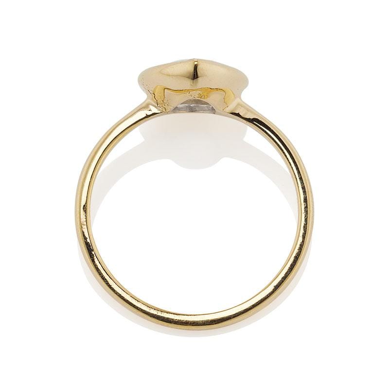 1.76ct Pear Rose cut diamond Ring