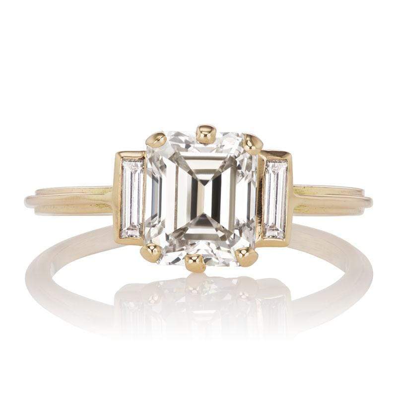 1.79 ct Emerald Cut Diamond Ring