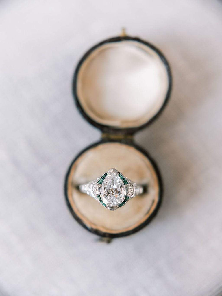 1.83ct Pear diamond Ring
