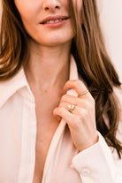 1.84ct pear rose cut diamond Pear Shaped Solitaire Diamond Engagement Ring