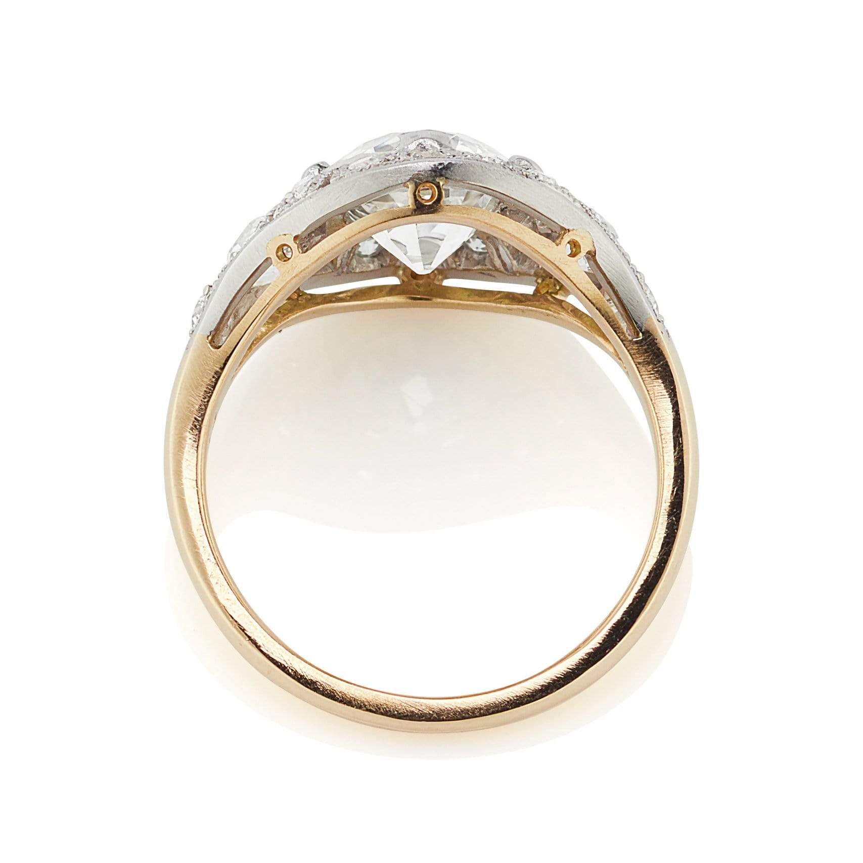1.85ct old European cut diamond Ring
