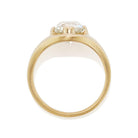 Fiery 1.89 ct Old European Cut Diamond Ring