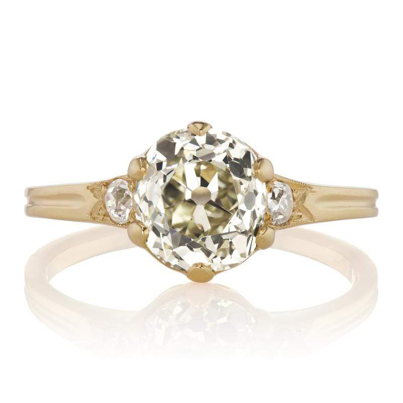 1.89ct old mine cut diamond Ring