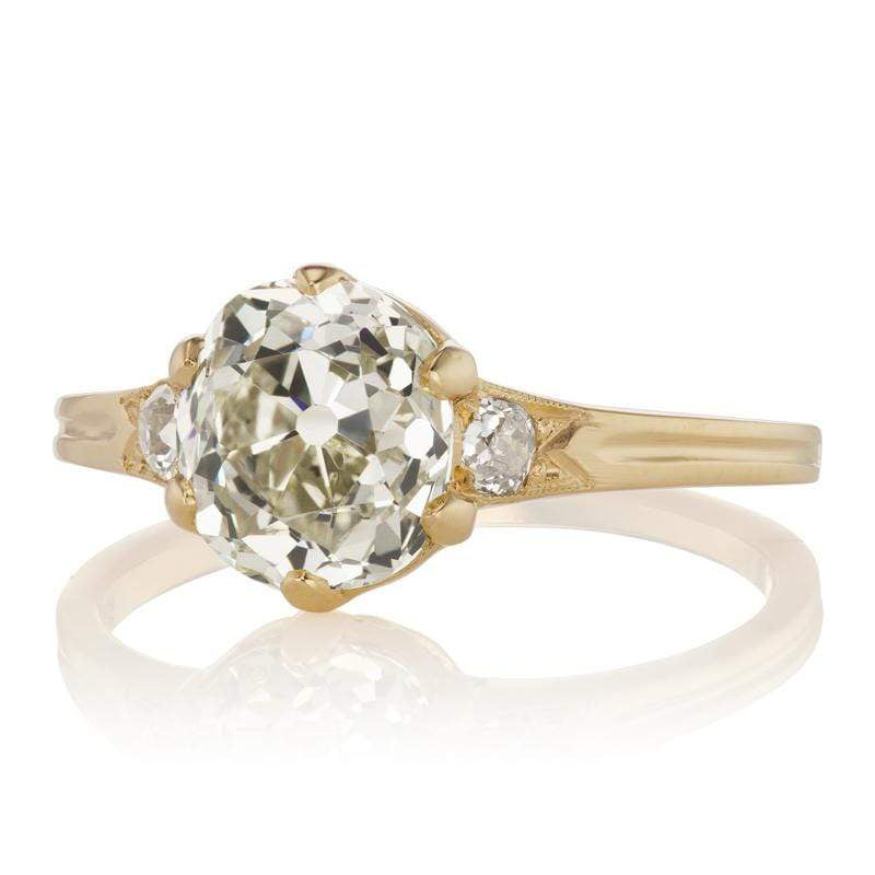 1.89ct old mine cut diamond Ring
