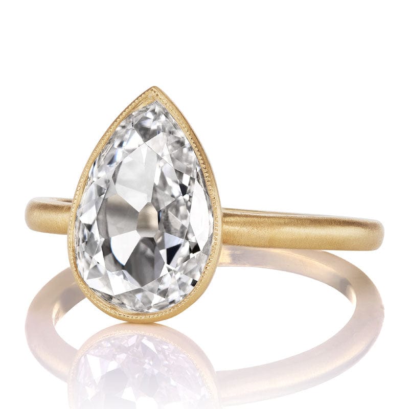 1.89 carat Pear Shaped Engagement Ring