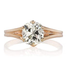 1930s 1.90 ct Old Mine Cut Diamond Solitaire Engagement Ring