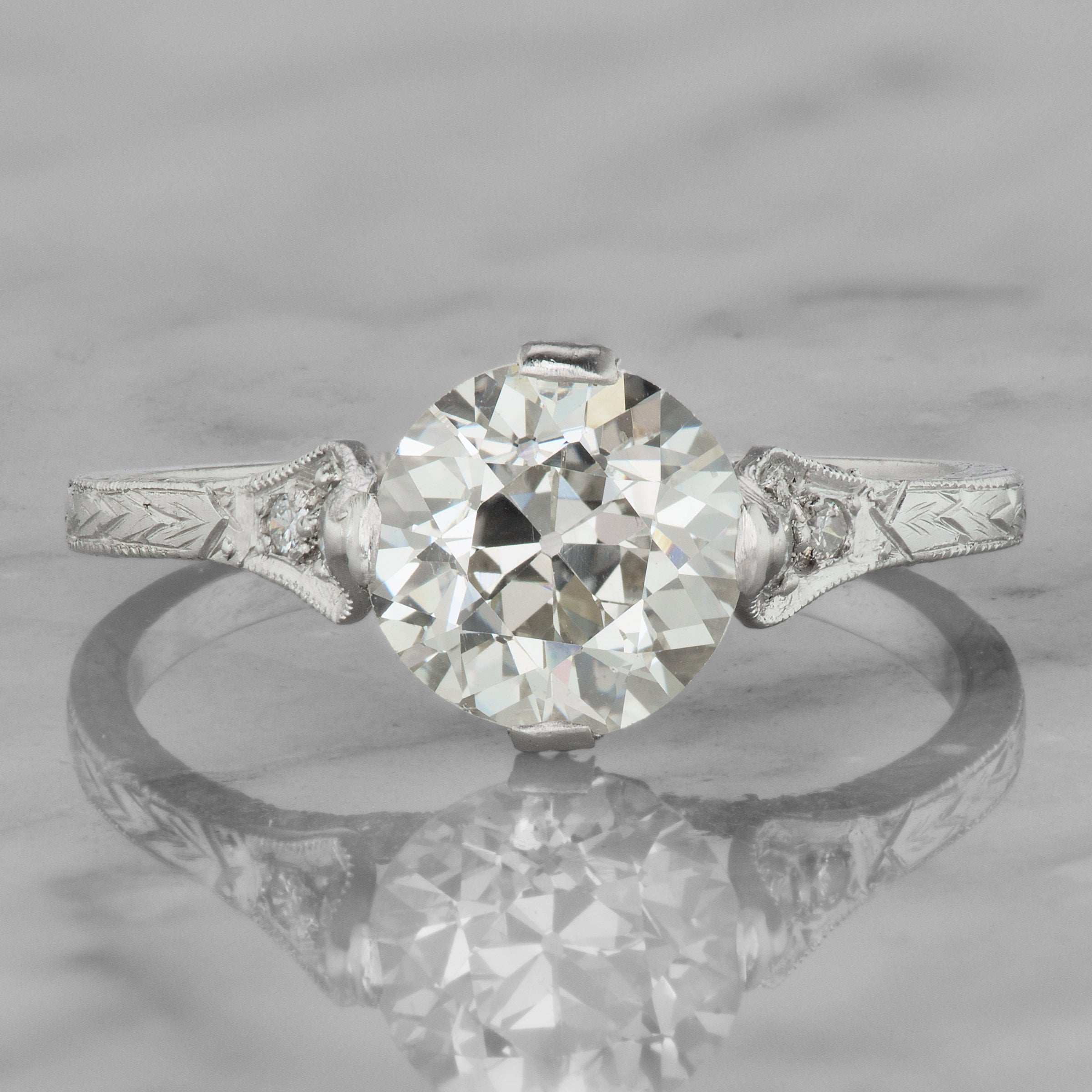 1.91ct old European cut diamond