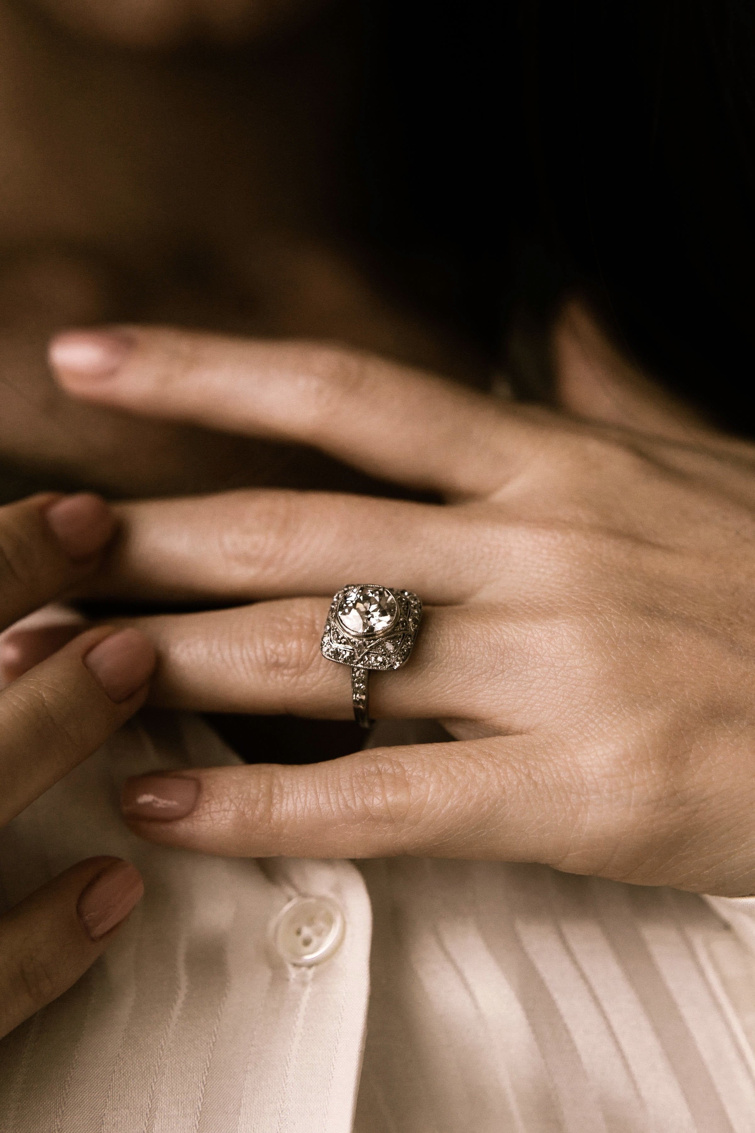 1.91ct old European cut diamond