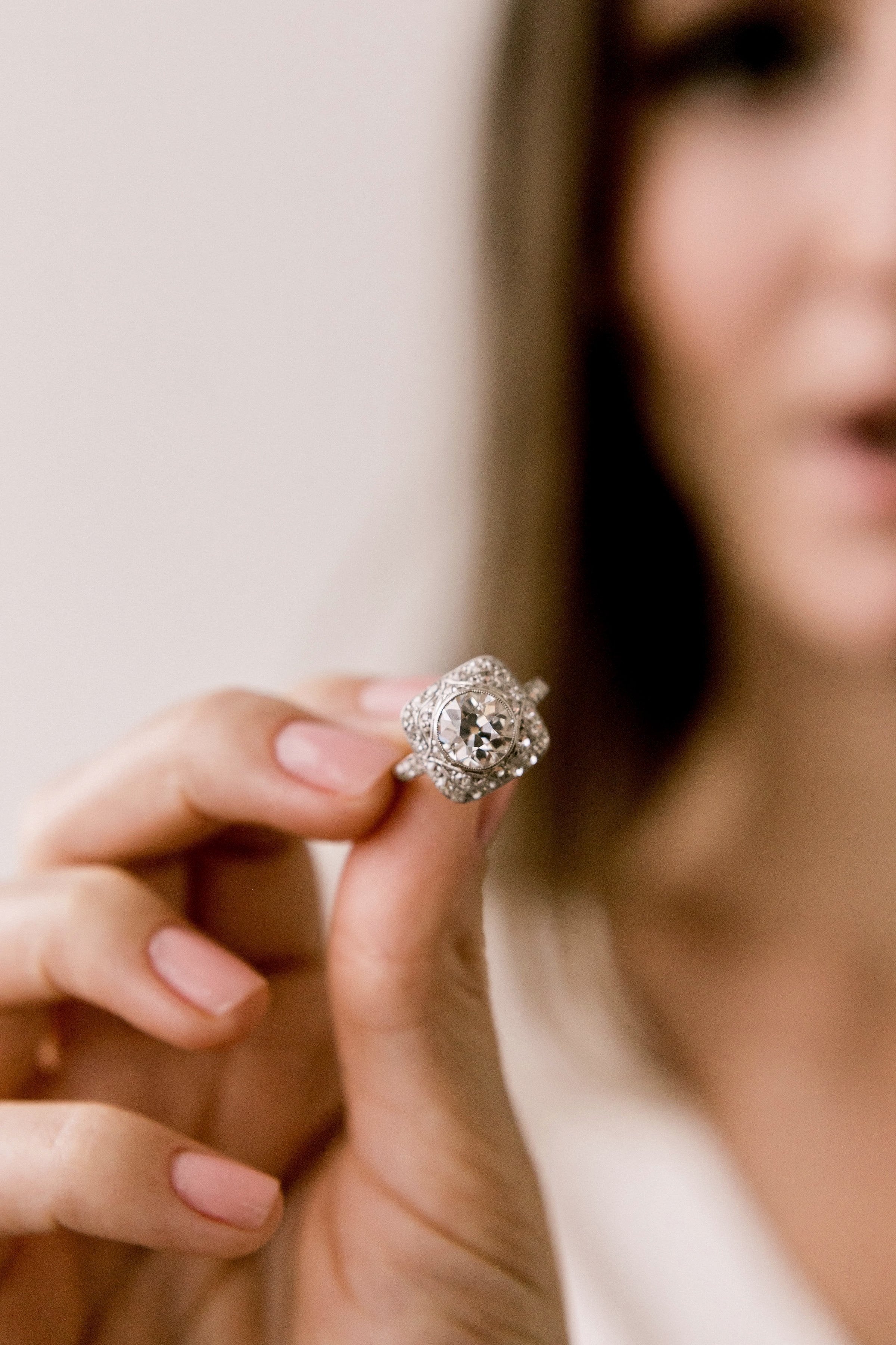 1.91ct old European cut diamond