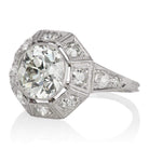 Vintage Octagon Halo Engagement Ring | Victor Barbone