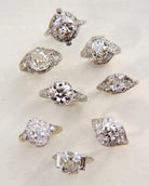 Vintage Octagon Halo Engagement Ring | Victor Barbone