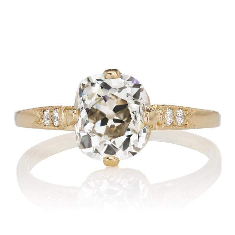 1.93ct old mine cut diamond Ring