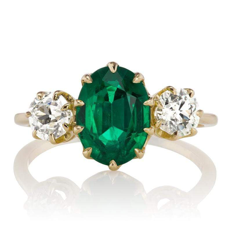 1.93ct Zambian Emerald Ring