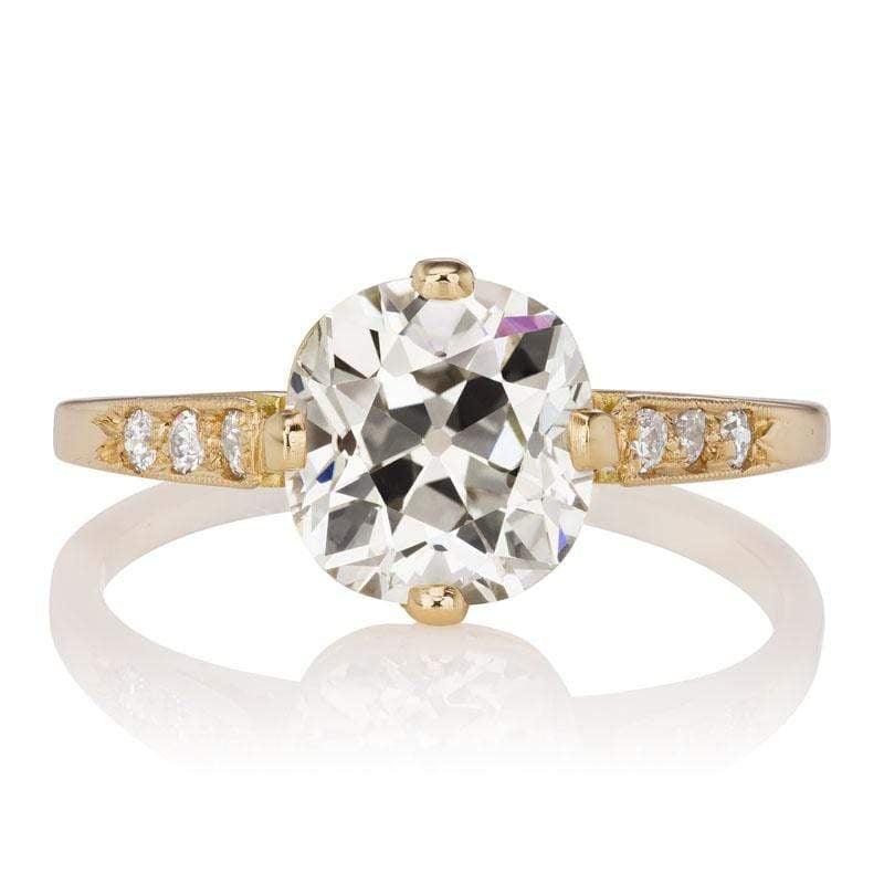 1.95ct old mine cut diamond Ring