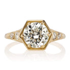1.95ct transitional cut diamond Ring