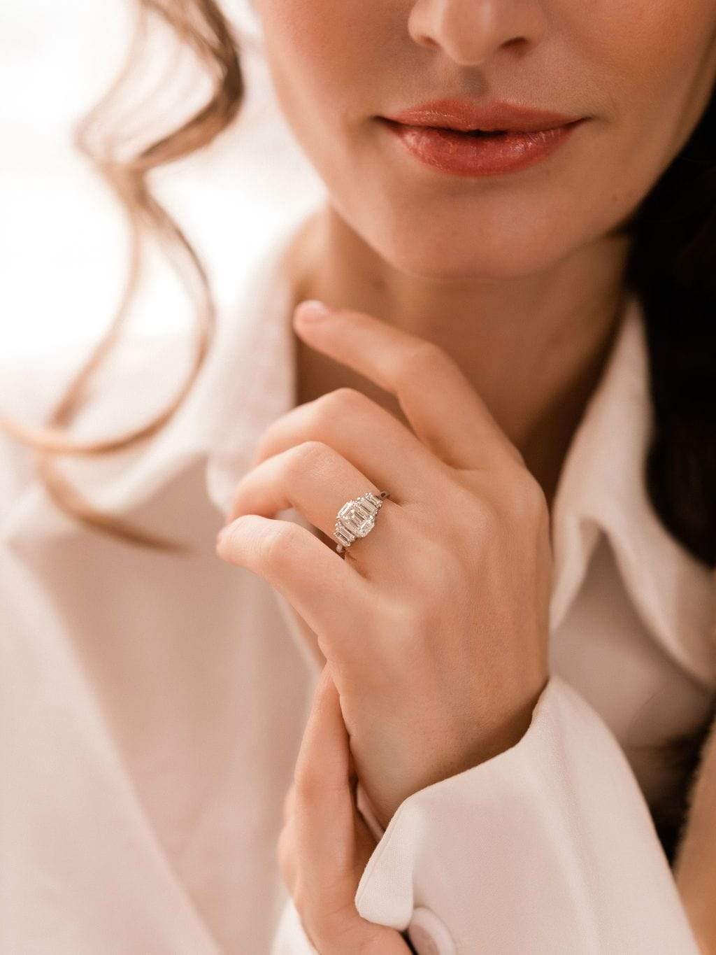 1.96ct Emerald cut diamond