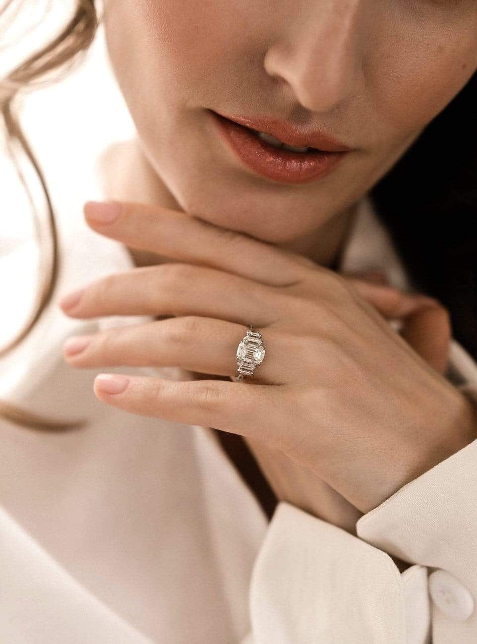 1.96ct Emerald cut diamond