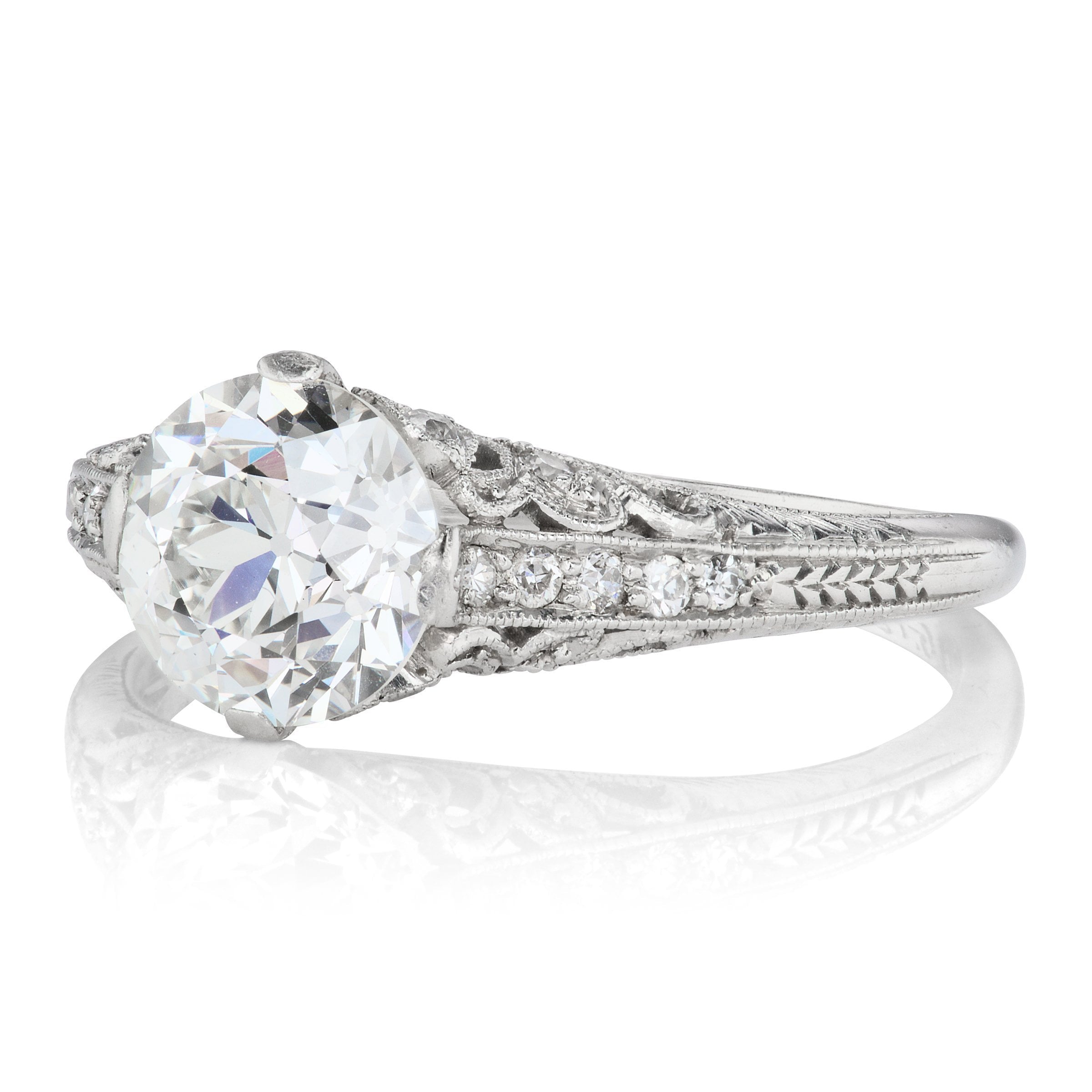 1.96ct old European cut diamond