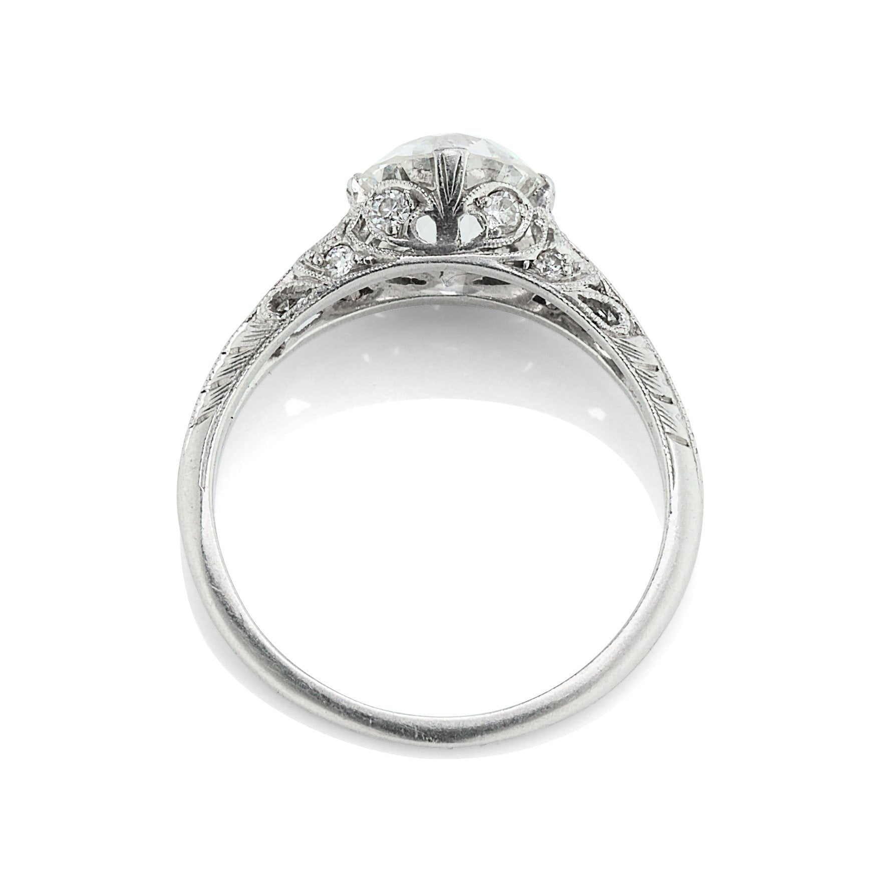 1.96ct old European cut diamond