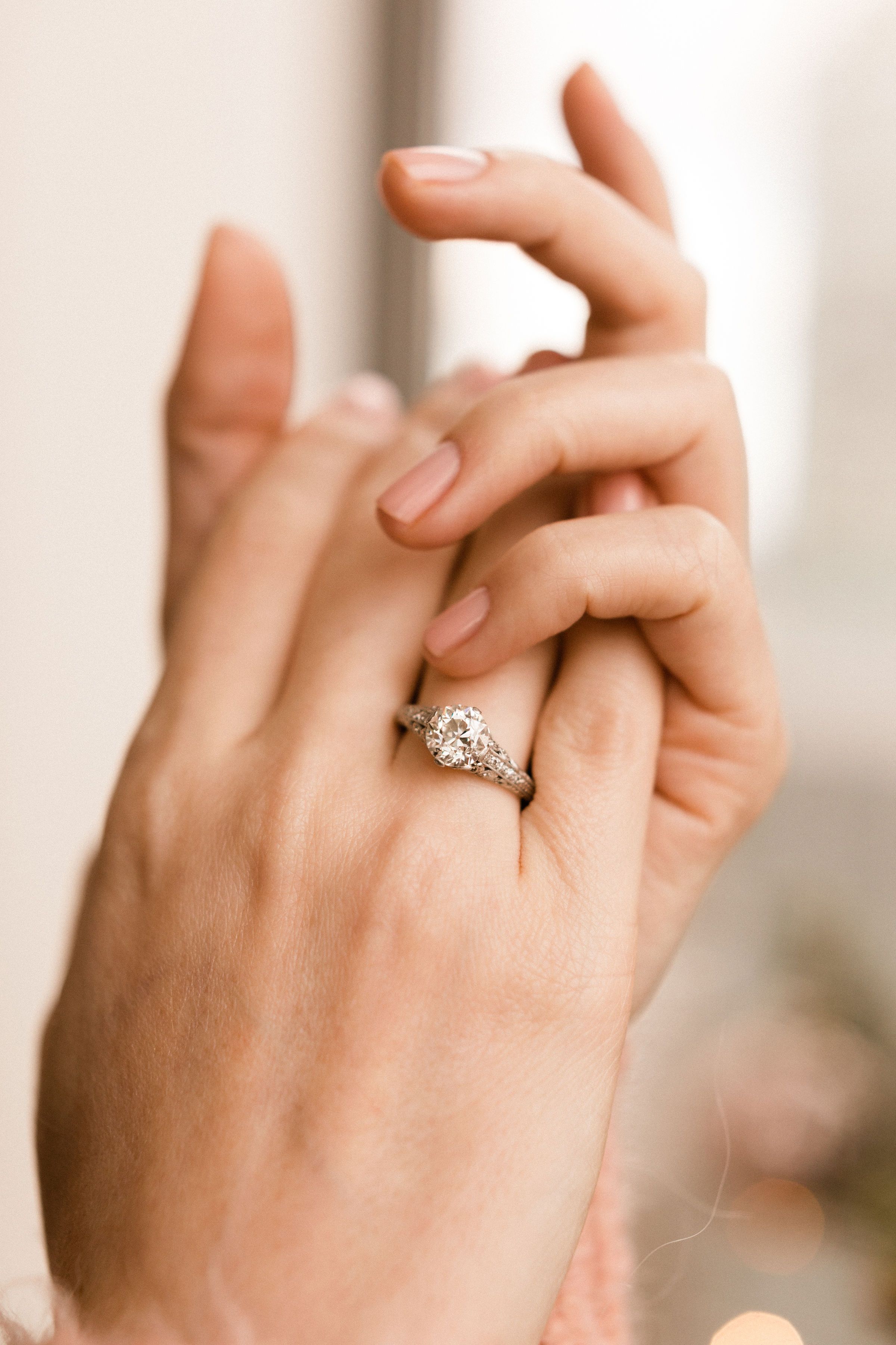 1.96ct old European cut diamond