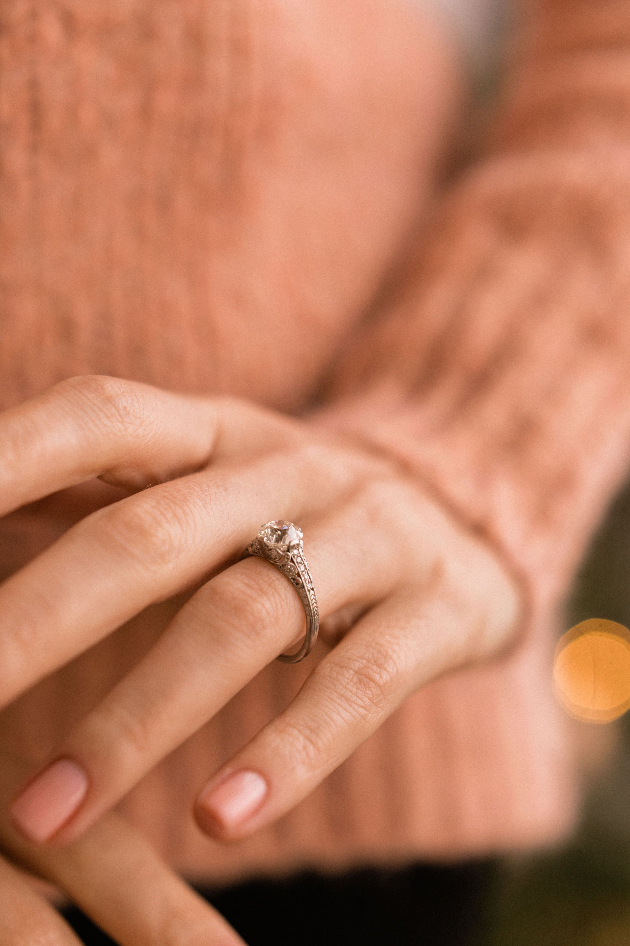 1.96ct old European cut diamond