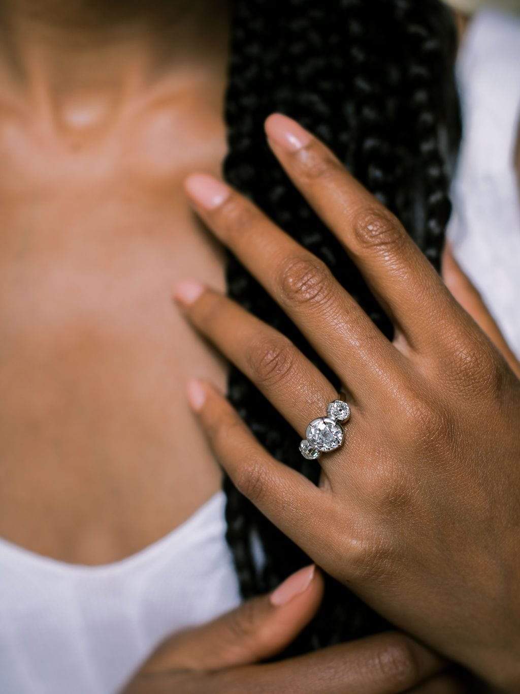 Old Mine cut diamond 